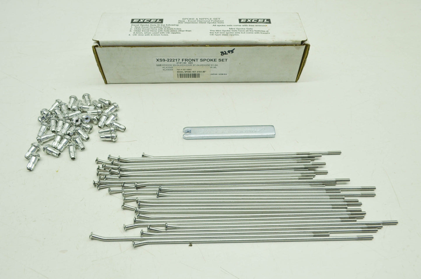NEW Excel Front Wheel Spoke Kit 21X1.6 NOS