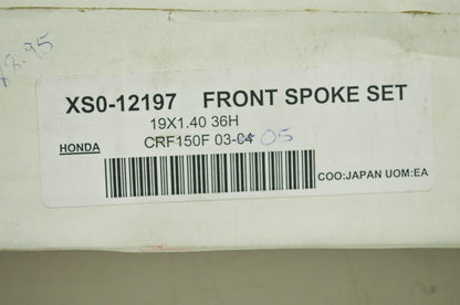 NEW Excel Front Wheel Spoke Kit 219X1.4 NOS