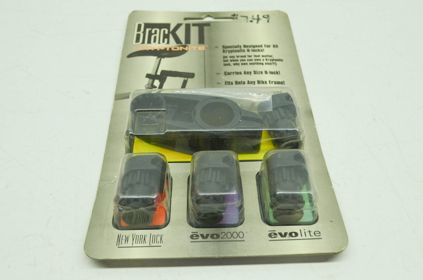 NEW Kryptonite U-Lock Holder Bracket Motorcycle Kit NOS