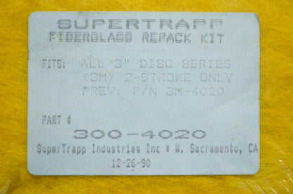 NEW SuperTrapp Glass Pack Repack Kit 317 Series NOS