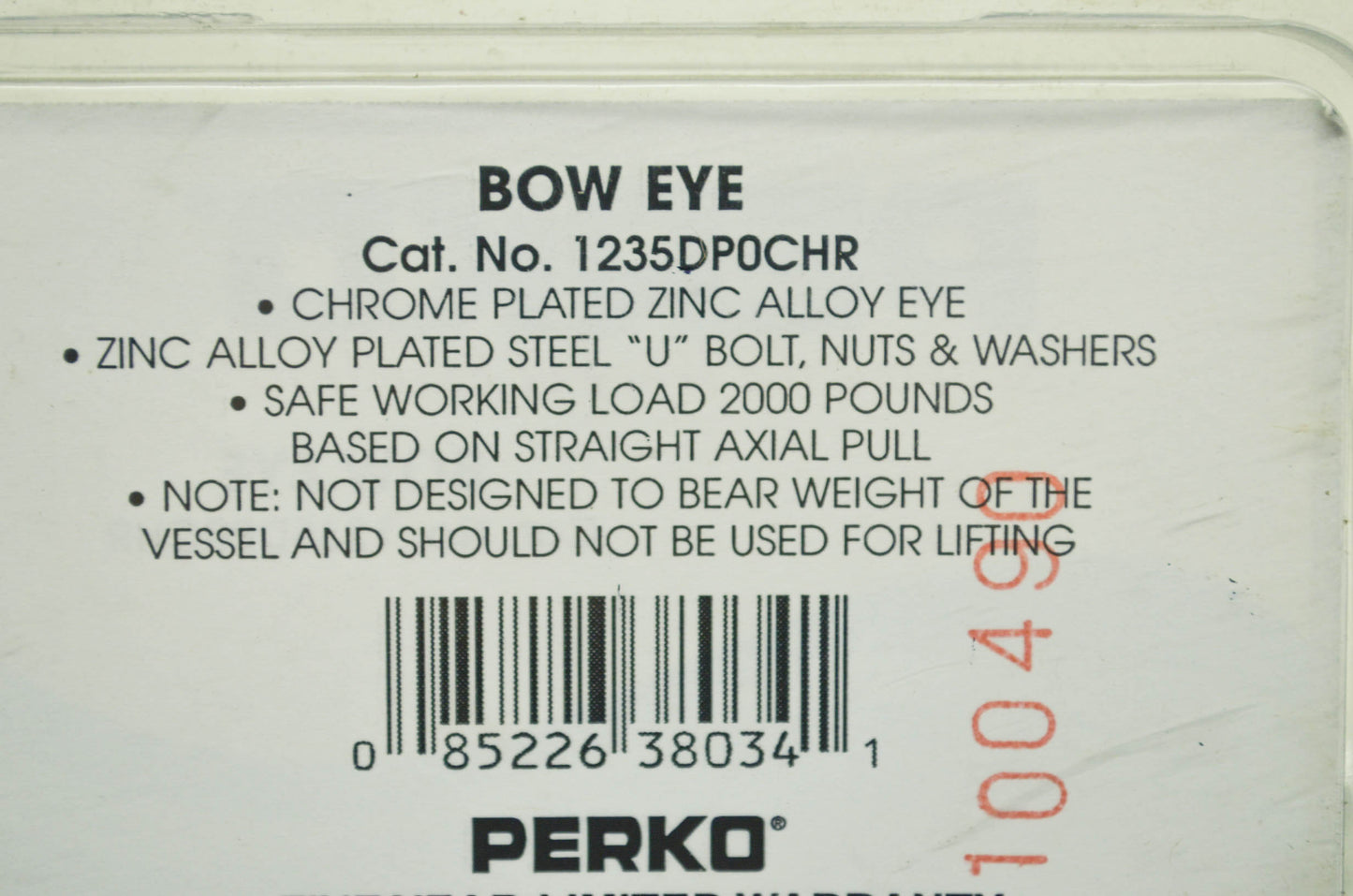 Bow Eye Chrome Plated Alloy NOS