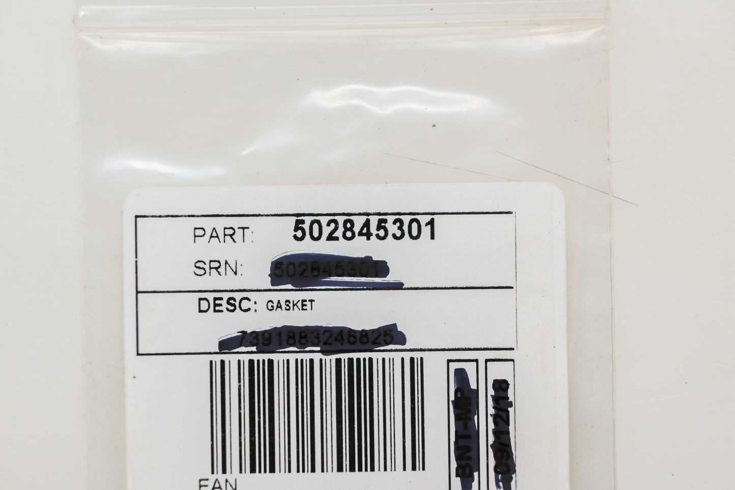 New OEM Husqvarna 502 84 53-01, 502845301 Carburetor Gasket NOS