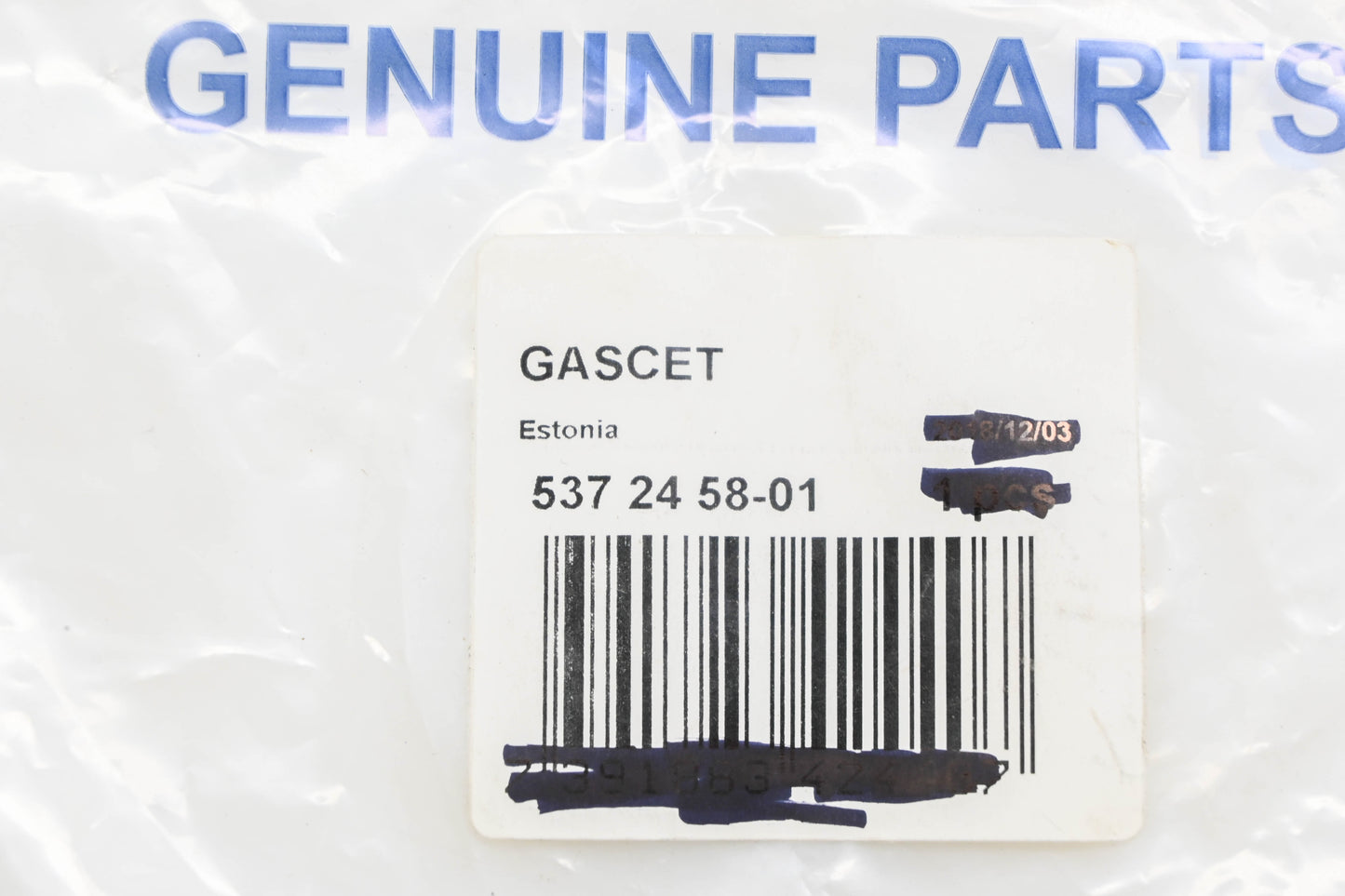 New OEM Husqvarna 537 24 58-01, 537245801 Cylinder Base Gasket NOS