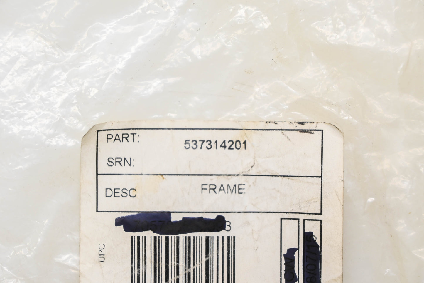 New OEM Husqvarna 537 31 42-01, 537314201 Air Filter Frame NOS