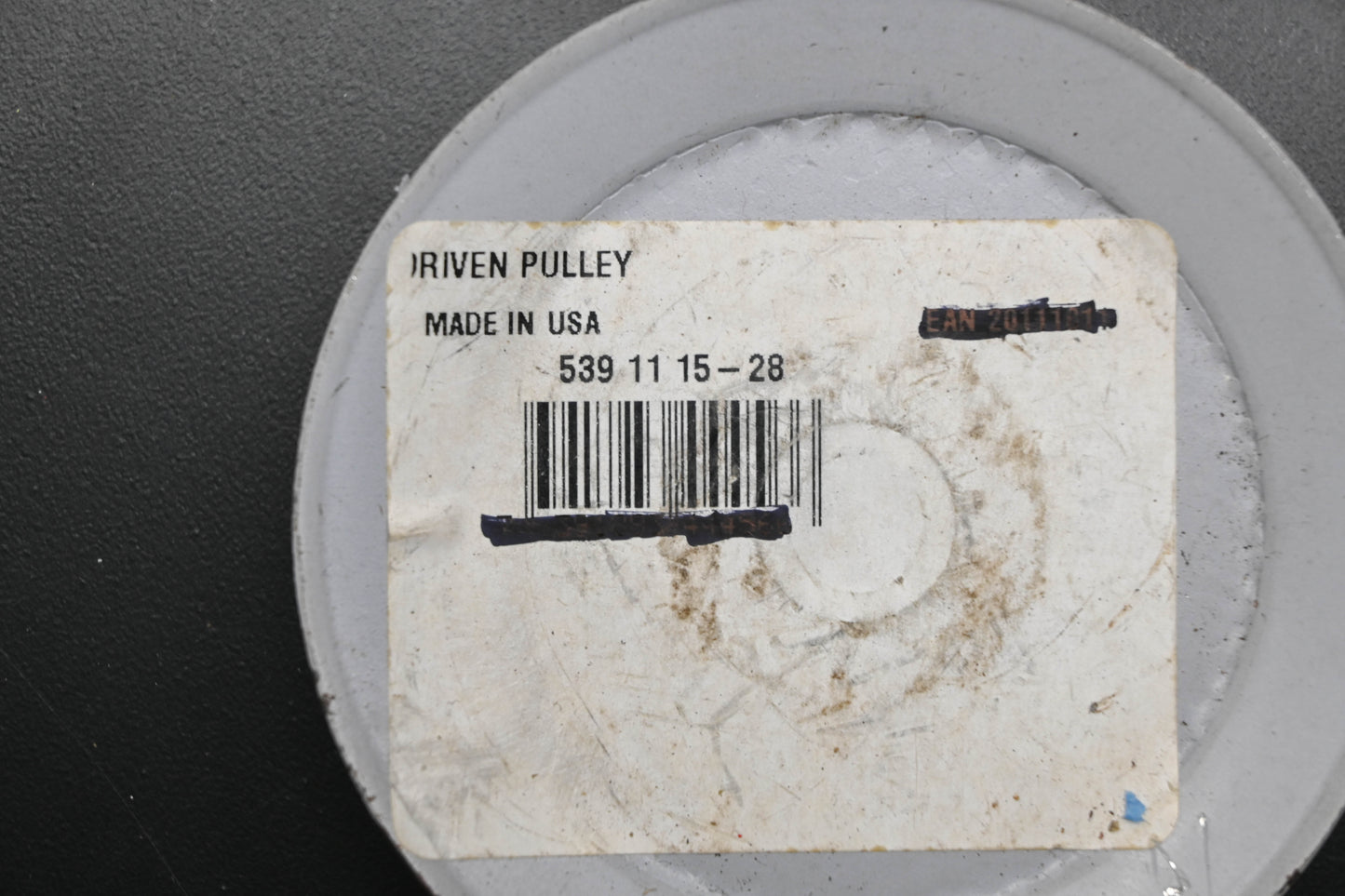 New OEM Husqvarna 539 11 15-28, 539111528 Driven Pulley NOS