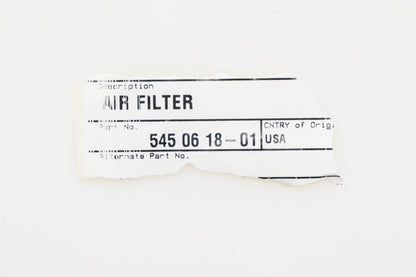 New OEM Husqvarna 545 06 18-01, 545061801 Air Filter Element NOS