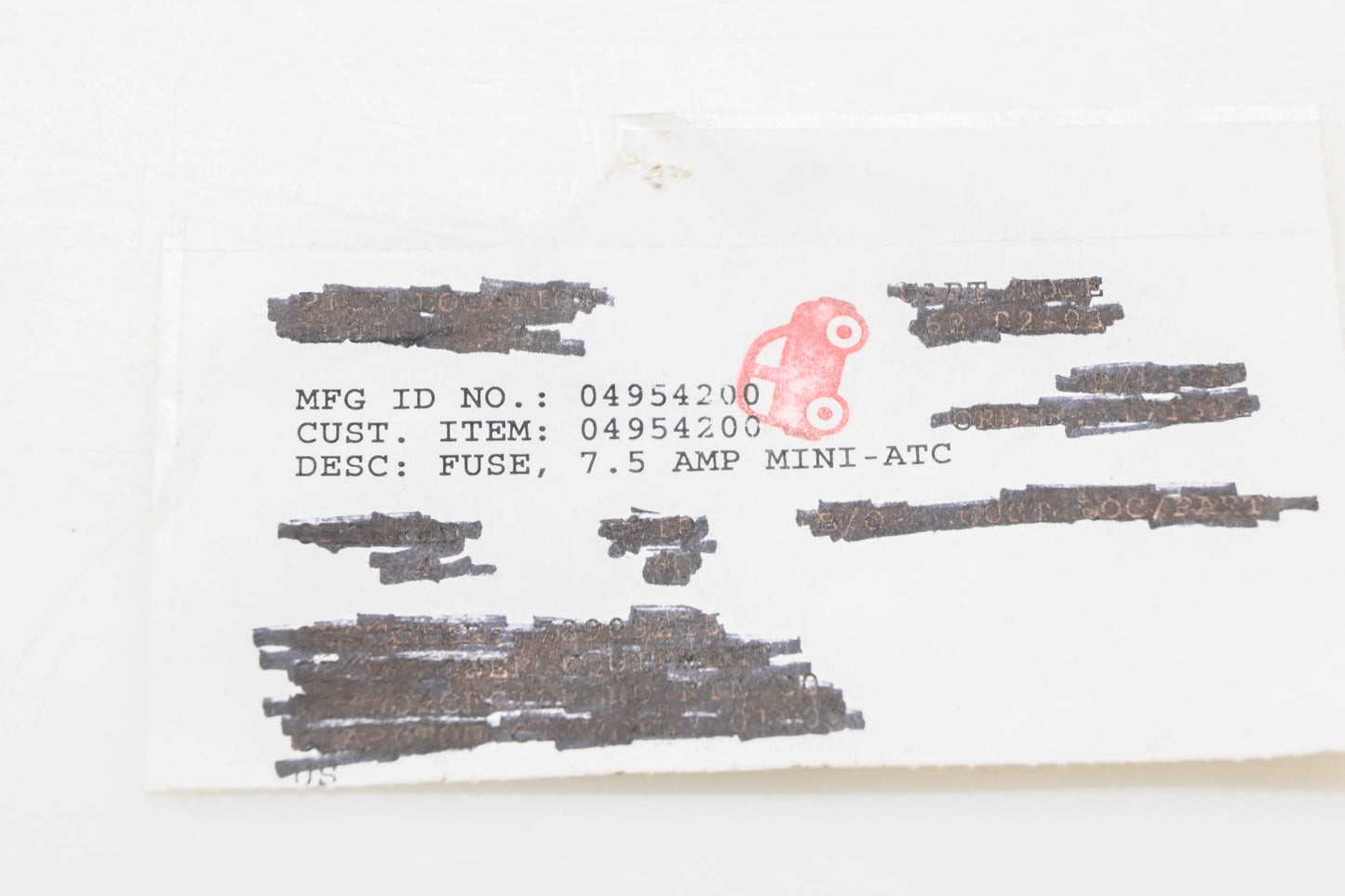 Ariens 04954200, 4954200 7.5 Amp Mini ATC Fuse NOS