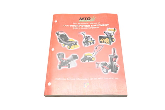 MTD 770-10580 Outdoor Power Equipment Book 4 Chore Performers