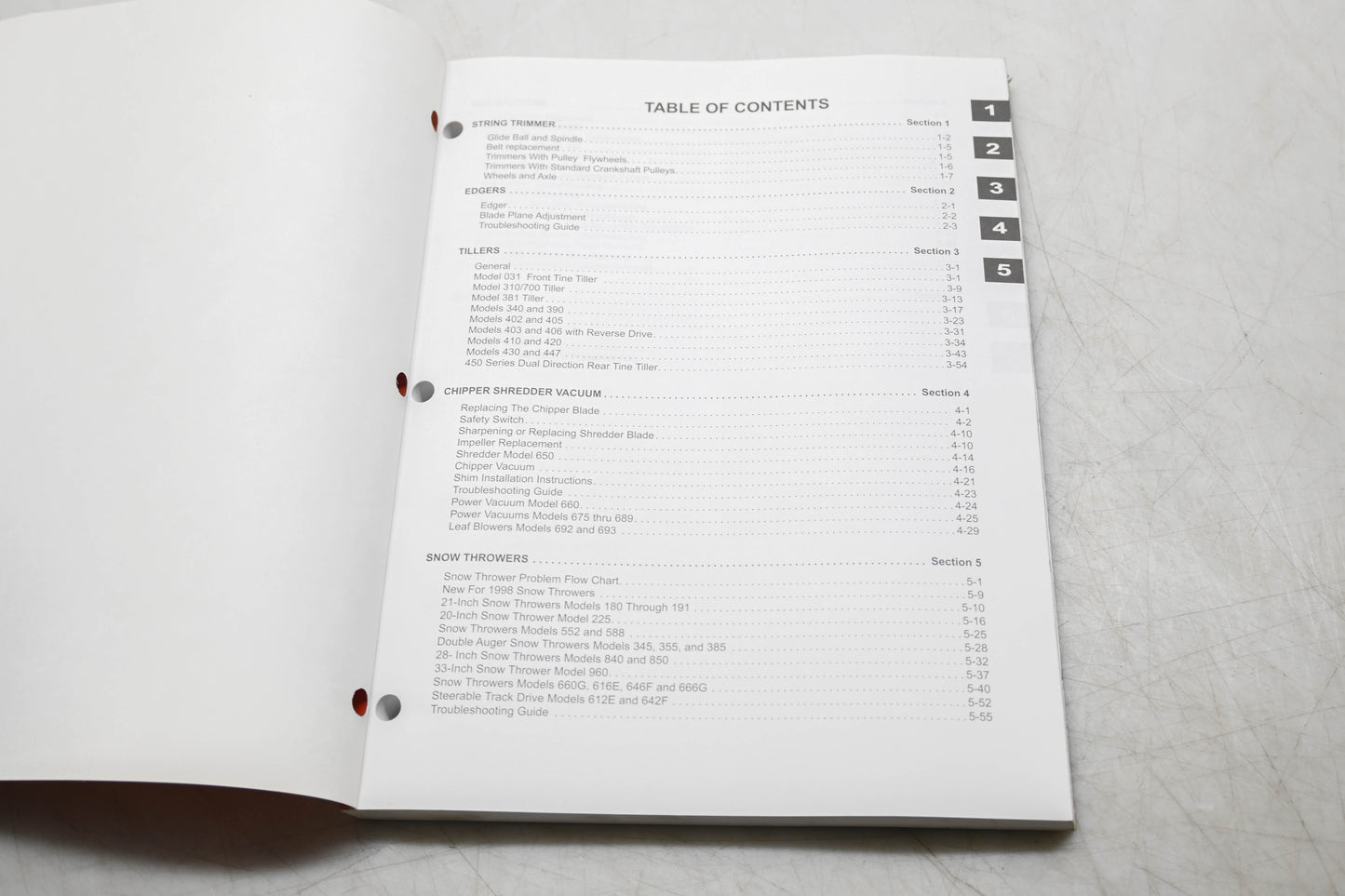 MTD 770-10580 Outdoor Power Equipment Book 4 Chore Performers