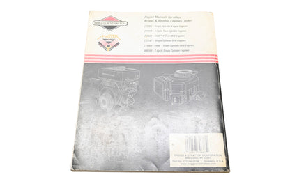OEM Briggs & Stratton 272144-12/98 Vanguard V-Twin OHV Shop Manual