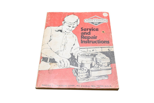 OEM Briggs & Stratton 270962-3/84 Service & Repair Instructions