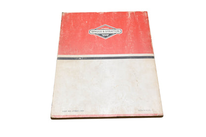 OEM Briggs & Stratton 270962-3/84 Service & Repair Instructions