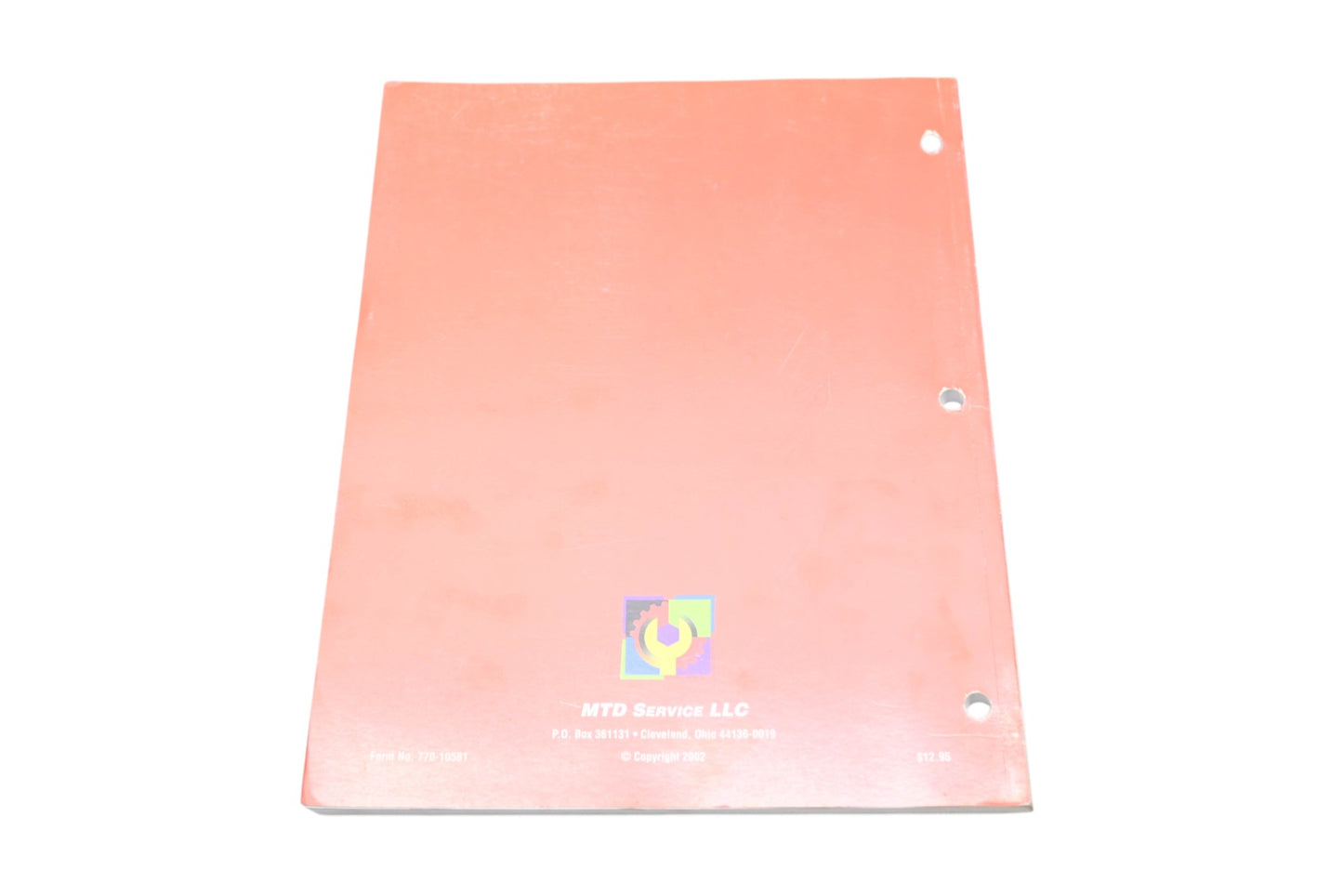 MTD 770-10581 Outdoor Power Equipment Book 1 Walk Behind Mowers