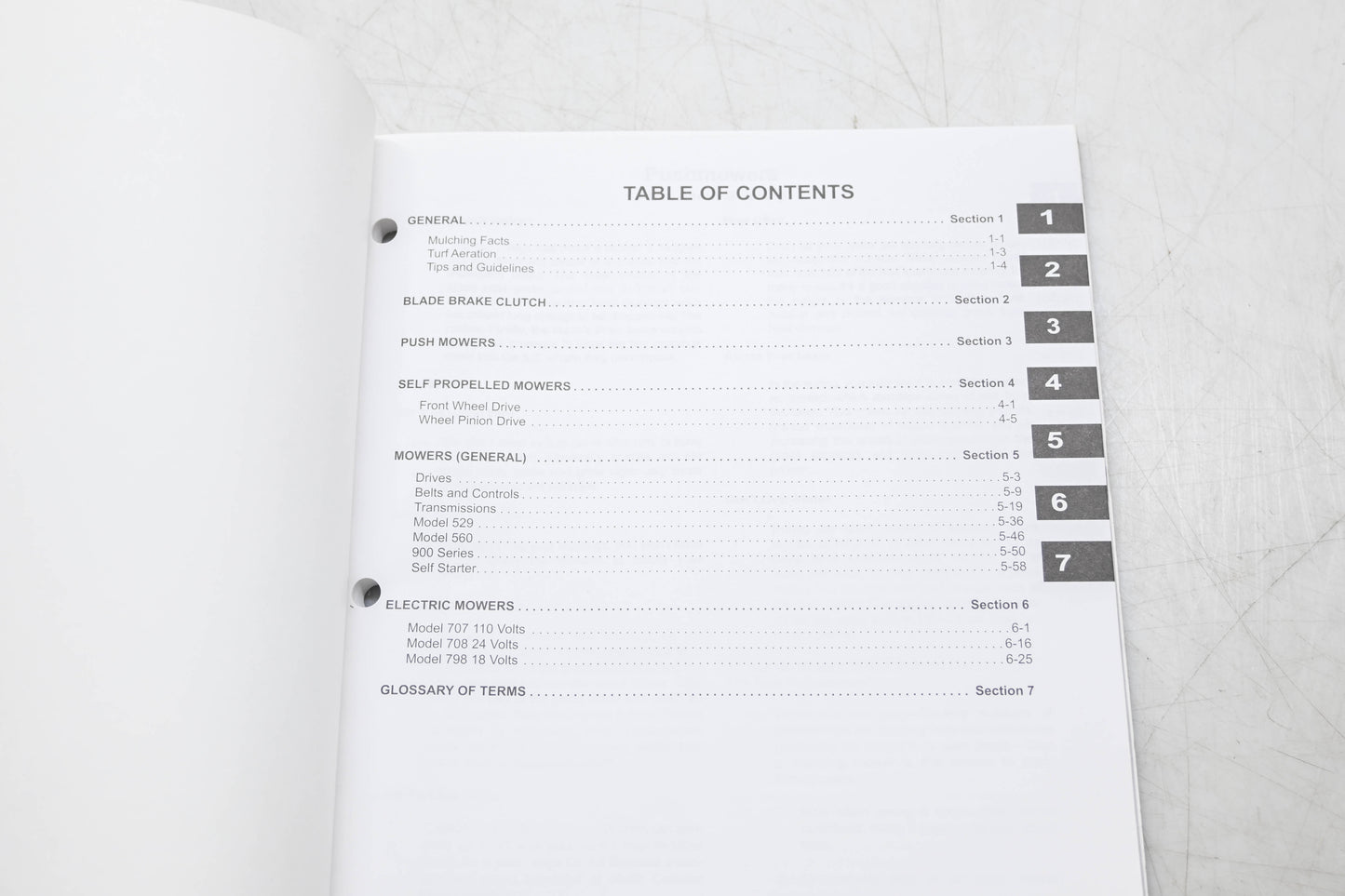 MTD 770-10581 Outdoor Power Equipment Book 1 Walk Behind Mowers