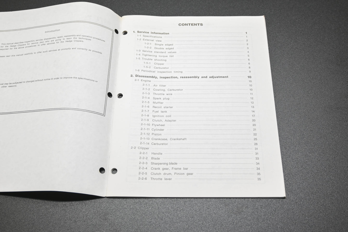 MTD 770-10248 24 30 40 HC Hedge Clippers Service Manual