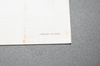 MTD 770-10248 24 30 40 HC Hedge Clippers Service Manual