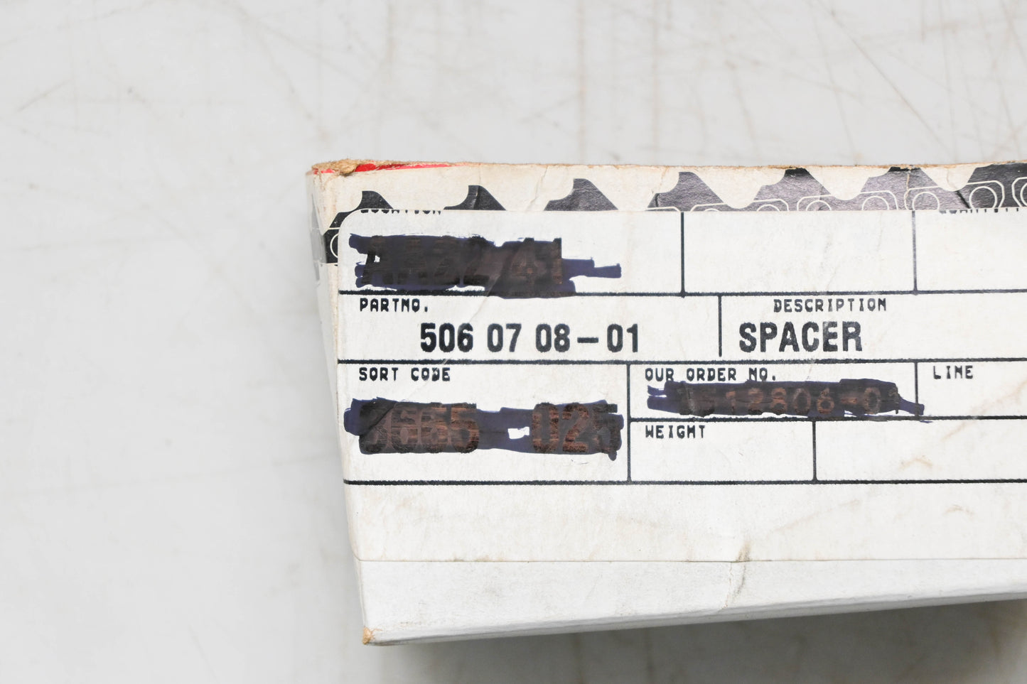 New OEM Husqvarna 506 07 08-01, 506070801 Blade Shaft Bearing Spacer NOS