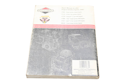 OEM Briggs & Stratton 272147-3/99, 024847796889 Single Cylinder OHV Engine Repair Manual