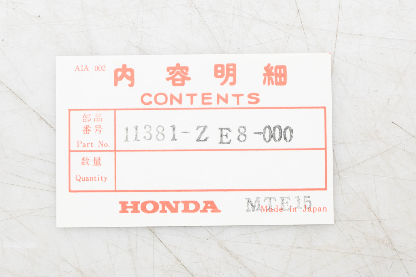 New OEM Honda 11381-ZE3-000 Case Cover Gasket NOS