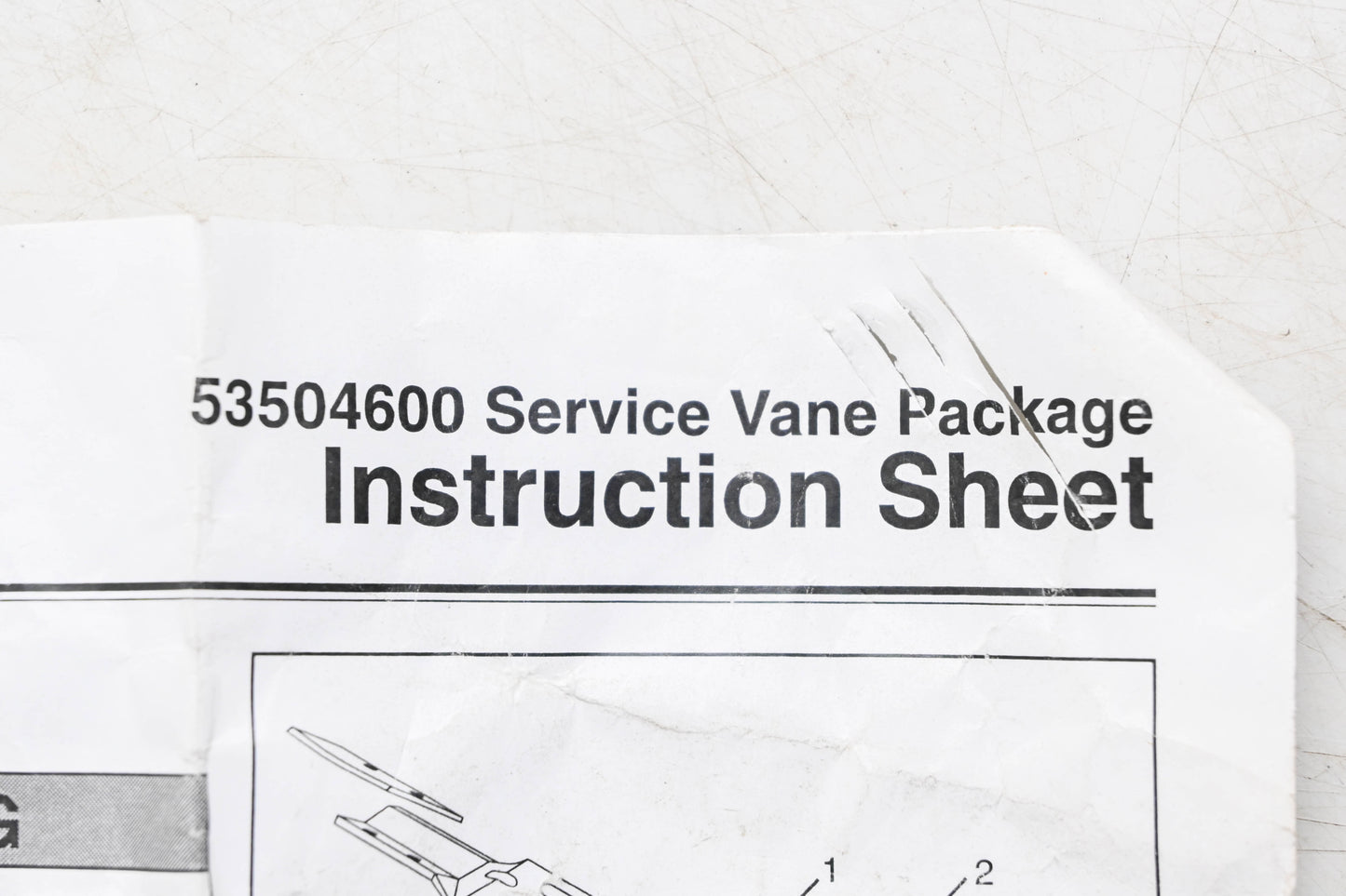 Ariens 53504600 Bagger Vane Service Kit NOS