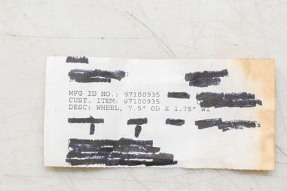 Ariens 07100935, 7100935 Lawn Mower Wheel NOS
