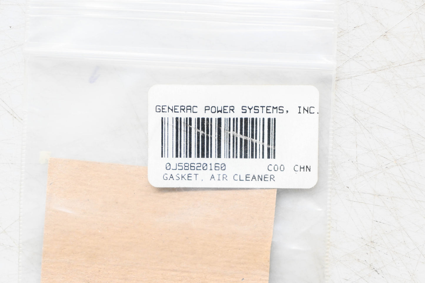Generac 0J58620160 Air Cleaner Gasket NOS