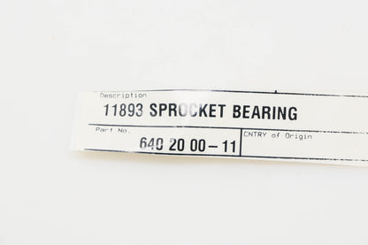 New OEM Husqvarna 640 20 00-11, 640200011 Sprocket Bearing NOS