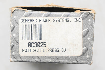 Generac 0C3025 Oil Pressure Switch NOS