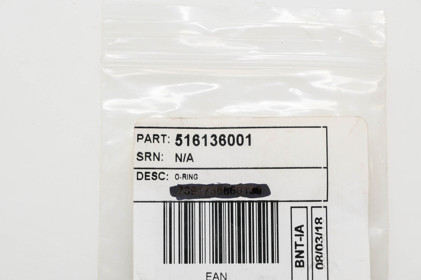 New OEM Husqvarna 516 13 60-01, 516136001 O-Ring NOS