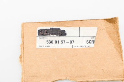 New OEM Husqvarna 530 01 57-07, 530015707 Socket Head Screws Qty 4 NOS