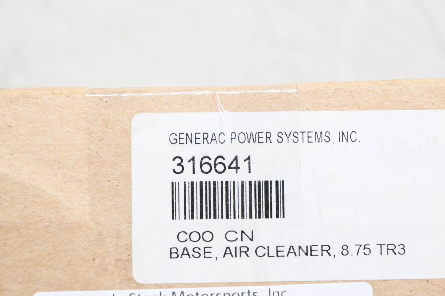 Generac 316641 Air Filter Base NOS