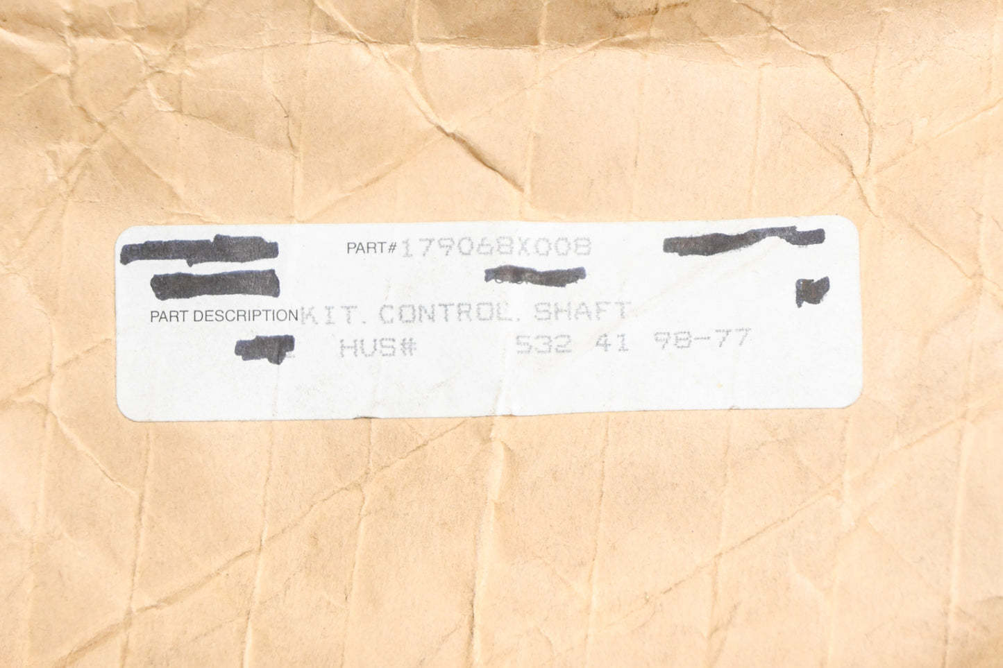 AYP 179068X008, 532 41 98-77, 532419877 Auger Control Shaft Kit NOS