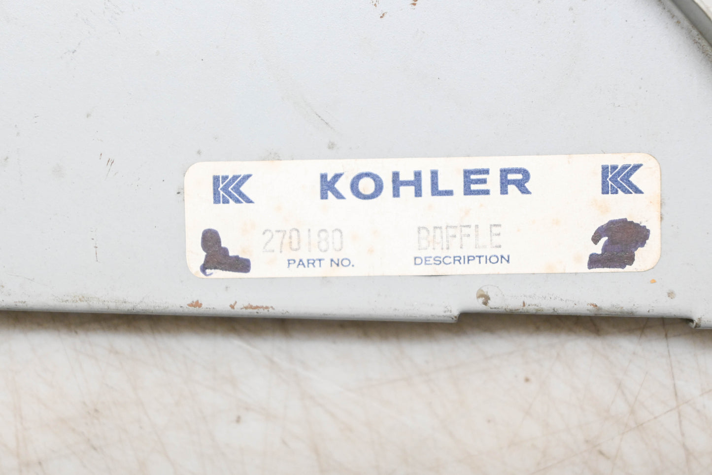 Kohler 270180 Baffle NOS