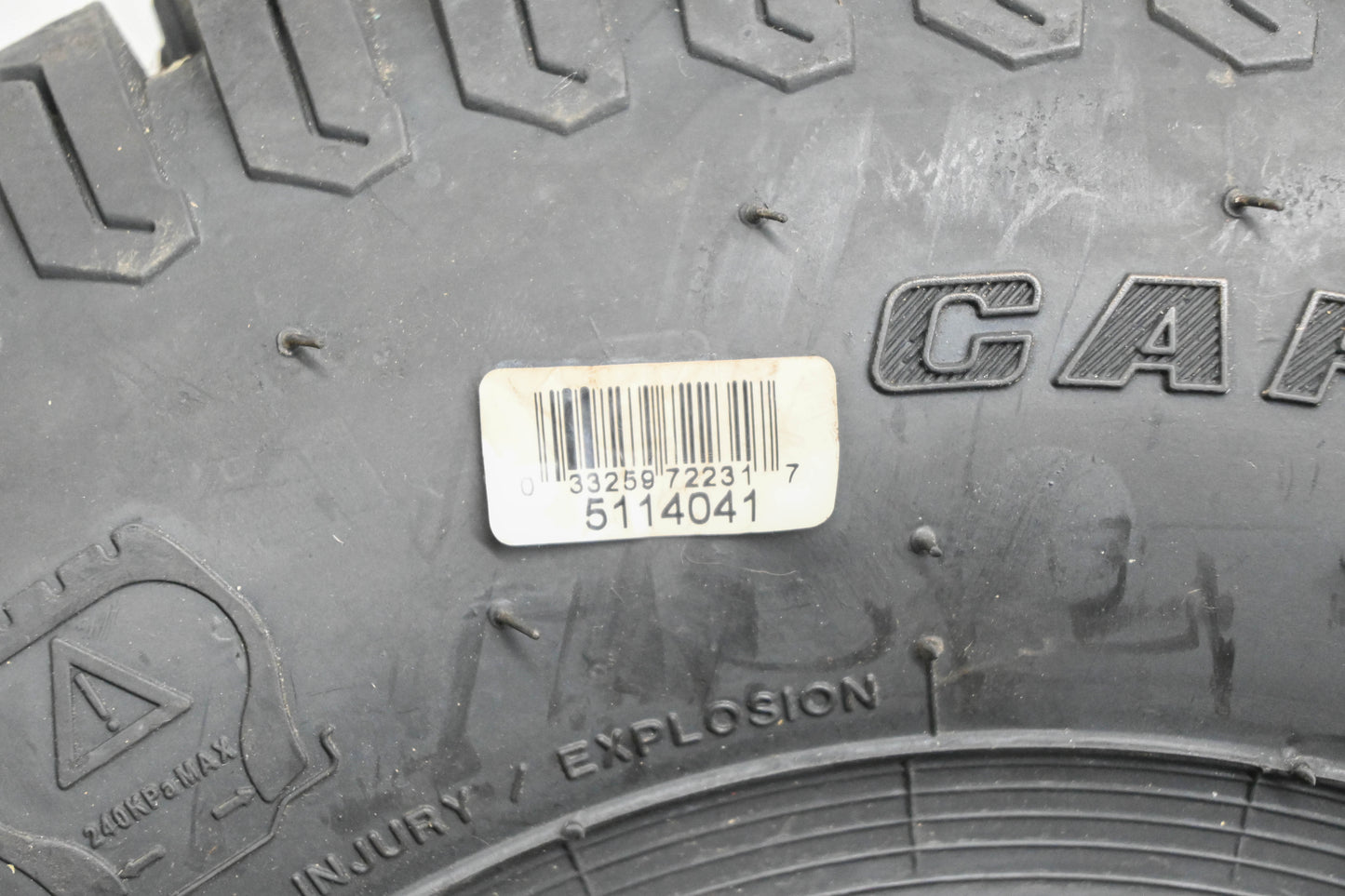 Carlisle 5114041 Turf Master 18x8.50-8 Tire NOS