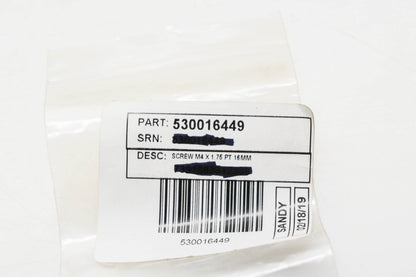 New OEM Husqvarna 530 01 64-49, 530016449 Screw NOS
