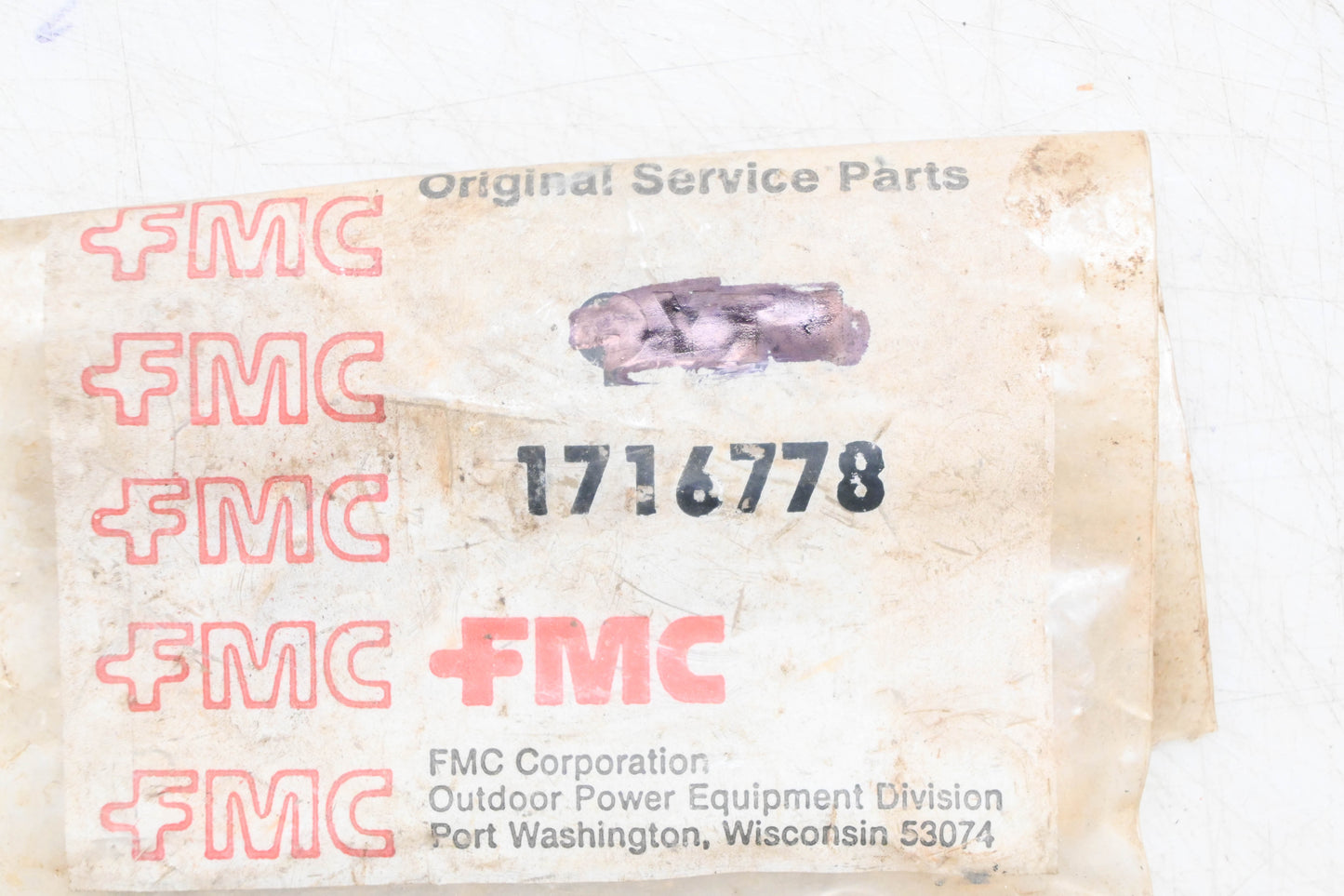 Bolens 171-6778, 1716778 Spacer NOS