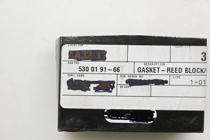 New OEM Husqvarna 530 01 91-66, 530019166 Reed Block & Crankcase Gasket NOS