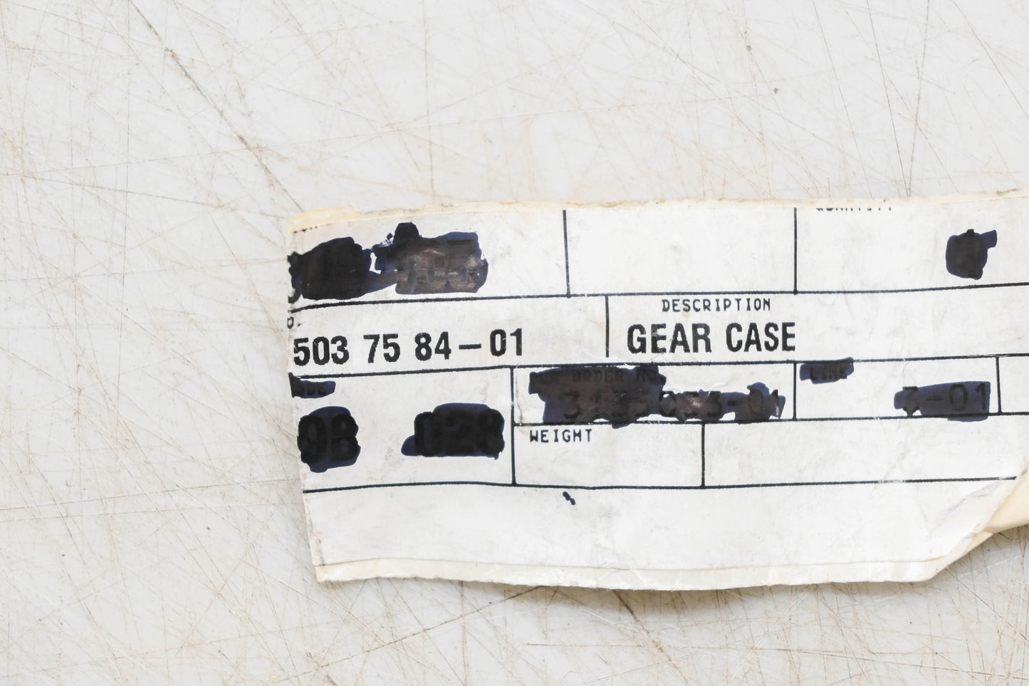 New OEM Husqvarna 503 75 84-01, 503758401 Gear Case NOS