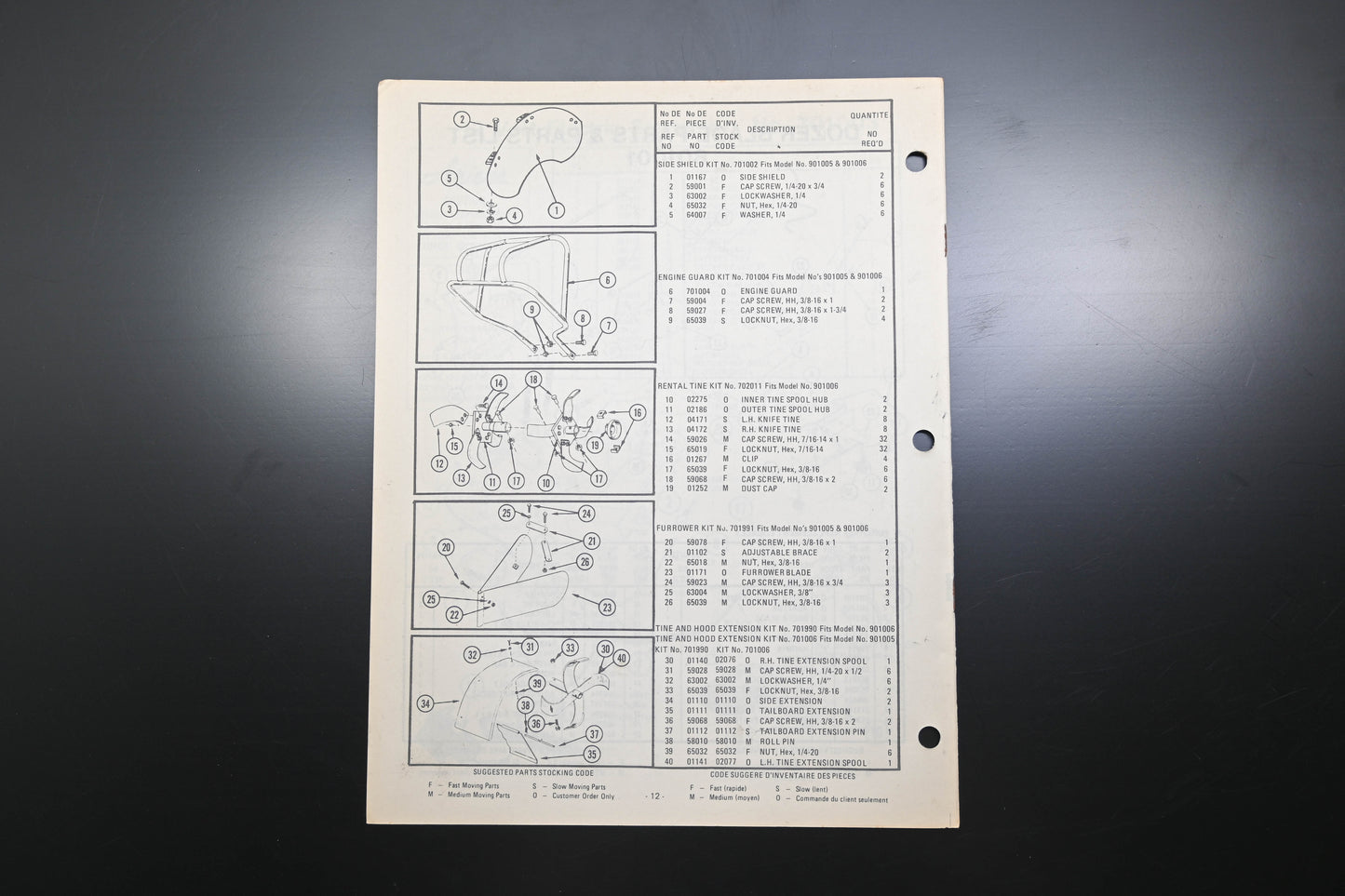 Ariens PM-1-78 Series 901000 Rocket Tillers Parts Manual