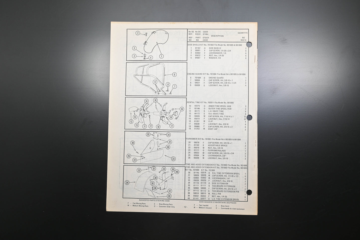 Ariens PM-1-77 Rocket Tiller Parts Manual