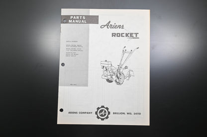 Ariens PM-1-76-2 Rocket Tiller Parts Manual