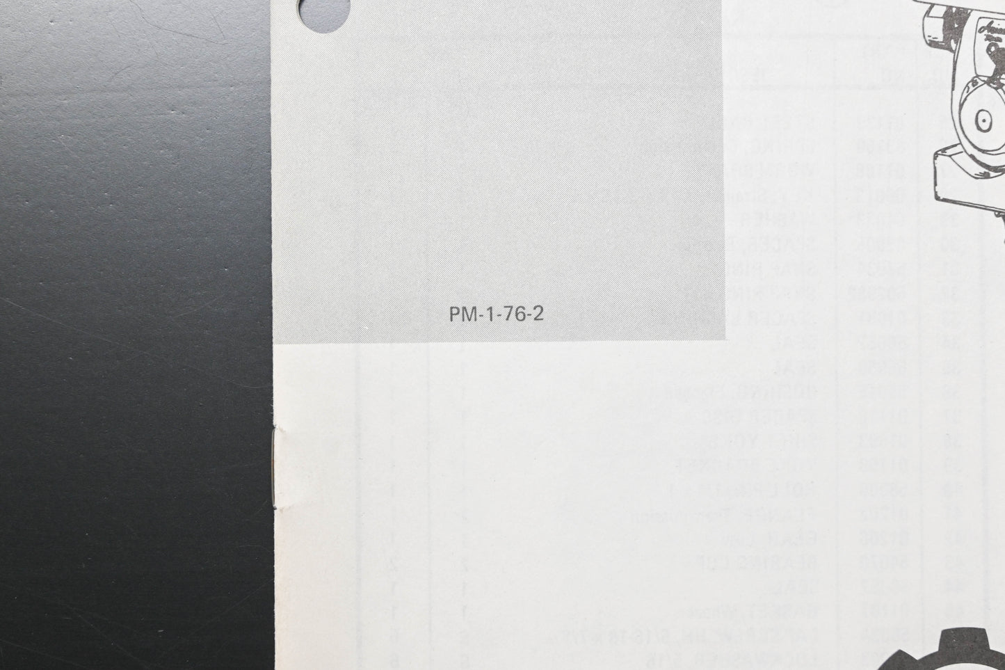 Ariens PM-1-76-2 Rocket Tiller Parts Manual