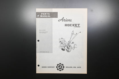Ariens PM-1-76 Rocket Tiller Parts Manual