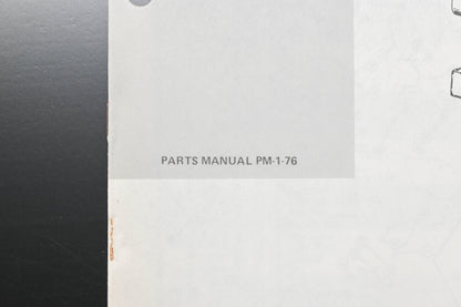 Ariens PM-1-76 Rocket Tiller Parts Manual