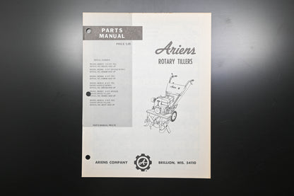 Ariens PM-2-76 Rotary Tiller Parts Manual