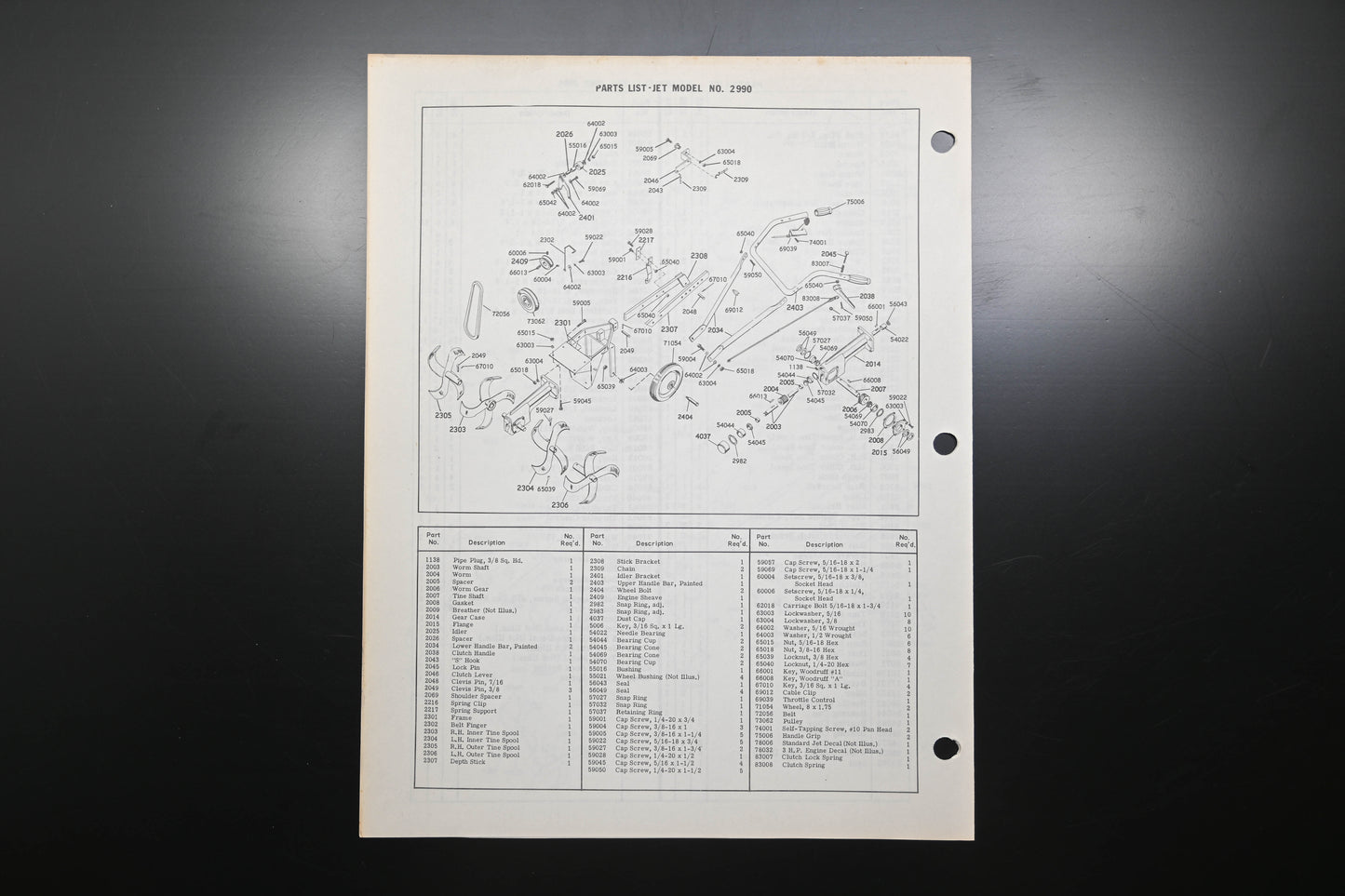 Ariens PM-13 R Jet Rotary Tiller Parts Manual