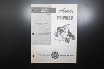 Ariens PM-12-77 Fairway Lawn Mower Parts Manual