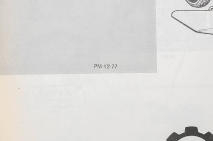 Ariens PM-12-77 Fairway Lawn Mower Parts Manual