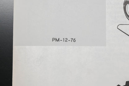 Ariens PM-12-76 Fairway Lawn Mower Parts Manual