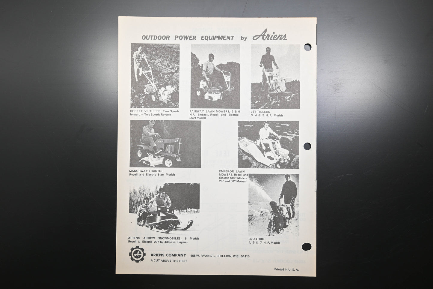 Ariens PM-15-70 Fairway Lawn Mower Parts Manual